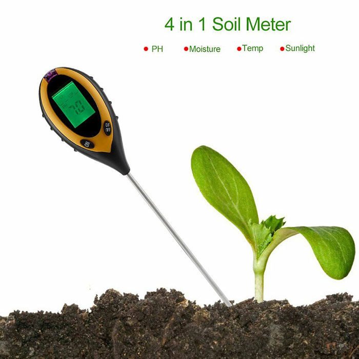 utiliarea la plantele de exterior a aparatului de analiza a solului 4 in 1 Yago TPH01803