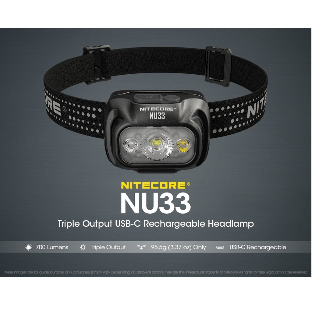 Nitecore NU33 lanterna frontala 1